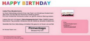 e-pm Mailingaktion - Artikel-Nr. 516964 Geburtstag - Mailing Karte Kundengeburtstag