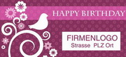 e-pm Mailingaktion - Artikel-Nr. 516991 Geburtstag - Mailing Karte Kundengeburtstag