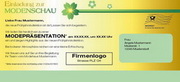 e-pm Mailingaktion - Artikel-Nr. 517026 Modenschau - Mailing Karte frühjahr