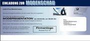 e-pm Mailingaktion - Artikel-Nr. 517029 Modenschau - Mailing Karte frühjahr