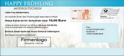 e-pm Mailingaktion - Artikel-Nr. 517032 Modegutschein - Mailing Karte 

frühjahr