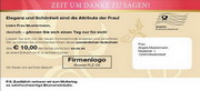 e-pm Mailingaktion - Artikel-Nr. 517044 Muttertagsgutschein - Mailing Karte Muttertag