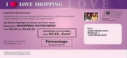 e-pm Mailingaktion - Artikel-Nr. 517067 I love Shopping - Mailing Karte 

Sommer