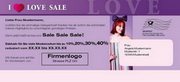 e-pm Mailingaktion - Artikel-Nr. 517068 I Love Sale - Mailing Karte Sommer