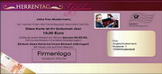 e-pm Mailingaktion - Artikel-Nr. 517075 Herrentag - Mailing Karte frühjahr