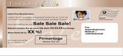 e-pm Mailingaktion - Artikel-Nr. 517083 Fashion Sale - Mailing Karte Sommer