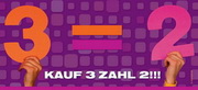 e-pm Mailingaktion - Artikel-Nr. 517093 Kauf 3 zahl 2 - Mailing Karte Kauf-3-Zahl-2