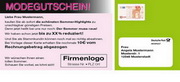 e-pm Mailingaktion - Artikel-Nr. 517099 Modegutschein - Mailing Karte Sommer