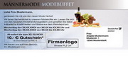 e-pm Mailingaktion - Artikel-Nr. 517148 Modebuffet - Mailing Karte Modefrhstck