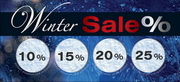 e-pm Mailingaktion - Artikel-Nr. 517176 Winter Sale - Mailing Aufkleber Winter