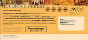 e-pm Mailingaktion - Artikel-Nr. 517183 goldener Herbst - Mailing Aufkleber Herbst