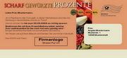 e-pm Mailingaktion - Artikel-Nr. 517184 scharf gewrzt - Mailing Aufkleber Herbst
