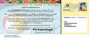 e-pm Mailingaktion - Artikel-Nr. 517205 Sommer Festival - Mailing Aufkleber 

Sommer