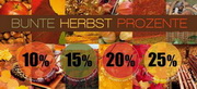 e-pm Mailingaktion - Artikel-Nr. 517219 Herbst-Prozente - Mailing Aufkleber Herbst