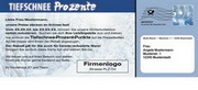 e-pm Mailingaktion - Artikel-Nr. 517261 Tiefschnee Prozente - Mailing Aufkleber Winter
