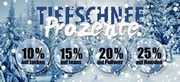 e-pm Mailingaktion - Artikel-Nr. 517261 Tiefschnee Prozente - Mailing Aufkleber Winter