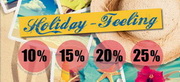 e-pm Mailingaktion - Artikel-Nr. 517293 Holiday Feeling - Mailing 

Aufkleber Sommer