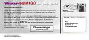 e-pm Mailingaktion - Artikel-Nr. 517315 Winter Rabatte - Mailing Aufkleber Winter