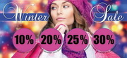 e-pm Mailingaktion - Artikel-Nr. 517321 Winter Sale - Mailing Aufkleber Winter