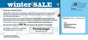 e-pm Mailingaktion - Artikel-Nr. 517322 Winter Sale - Mailing Aufkleber Winter