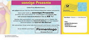 e-pm Mailingaktion - Artikel-Nr. 517335 Sonnige Prozente - Mailing Aufkleber 

Sommer