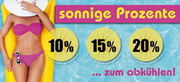 e-pm Mailingaktion - Artikel-Nr. 517335 Sonnige Prozente - Mailing 

Aufkleber Sommer