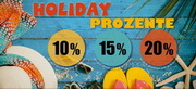 e-pm Mailingaktion - Artikel-Nr. 517336 Holiday Prozente - Mailing 

Aufkleber Sommer