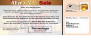 e-pm Mailingaktion - Artikel-Nr. 517356 After Christmas Sale - Mailing Aufkleber Jahresfinale