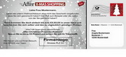 e-pm Mailingaktion - Artikel-Nr. 517360 x-mas Shopping - Mailing Aufkleber Jahresfinale