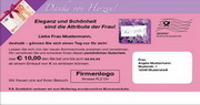 e-pm Mailingaktion - Artikel-Nr. 616645 Dankeschn - Mailing Maxikarte Muttertag