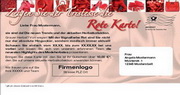 e-pm Mailingaktion - Artikel-Nr. 616666 Rote Karte - Mailing Maxikarte Herbst