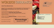 e-pm Mailingaktion - Artikel-Nr. 616669 wrzige berraschung - Mailing Maxikarte Herbst