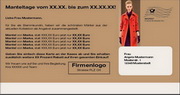 e-pm Mailingaktion - Artikel-Nr. 616676 Manteltage - Mailing Maxikarte Herbst