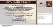 e-pm Mailingaktion - Artikel-Nr. 616709 Novembertage - Mailing Maxikarte Vor-Advent