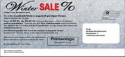 e-pm Mailingaktion - Artikel-Nr. 616716 Winter Sale - Mailing Aufkleber Winter
