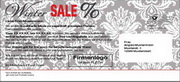 e-pm Mailingaktion - Artikel-Nr. 616717 Winter Sale - Mailing Aufkleber Winter
