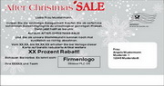 e-pm Mailingaktion - Artikel-Nr. 616720 After Christmas Sale - Mailing Maxikarte Jahresfinale