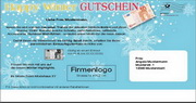 e-pm Mailingaktion - Artikel-Nr. 616732 Happy Winter Gutschein - Mailing Maxikarte Winter
