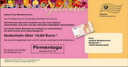 e-pm Mailingaktion - Artikel-Nr. 616739 fürhlings Gutschein - Mailing 

Maxikarte frühjahr