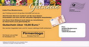 e-pm Mailingaktion - Artikel-Nr. 616740 fürhlings Gutschein - Mailing 

Maxikarte frühjahr