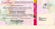 e-pm Mailingaktion - Artikel-Nr. 616743 fürhlings Highlights - Mailing 

Maxikarte frühjahr