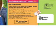 e-pm Mailingaktion - Artikel-Nr. 616749 Hosenaktion - Mailing Maxikarte fr Dialogpost