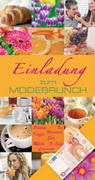 e-pm Mailingaktion - Artikel-Nr. 616762 Modebrunch - Mailing Maxikarte Modefrhstck