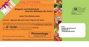 e-pm Mailingaktion - Artikel-Nr. 616776 Muttertagsgutschein - Mailing Maxikarte Muttertag