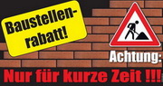 e-pm Mailingaktion - Artikel-Nr. 616781 Baustellenrabatt - Mailing Maxikarte Räumungsverkauf