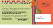 e-pm Mailingaktion - Artikel-Nr. 616813 Herbstimpressionen - Mailing Maxikarte Herbst