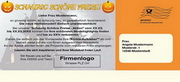 e-pm Mailingaktion - Artikel-Nr. 616820 Schaurig - Mailing Aufkleber Halloween