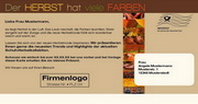 e-pm Mailingaktion - Artikel-Nr. 616824 viele Farben - Mailing Maxikarte Herbst