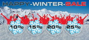 e-pm Mailingaktion - Artikel-Nr. 616878 Happy Winter Sale - Mailing Aufkleber Winter