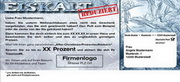 e-pm Mailingaktion - Artikel-Nr. 616879 Eiskalt reduziert - Mailing Aufkleber Winter